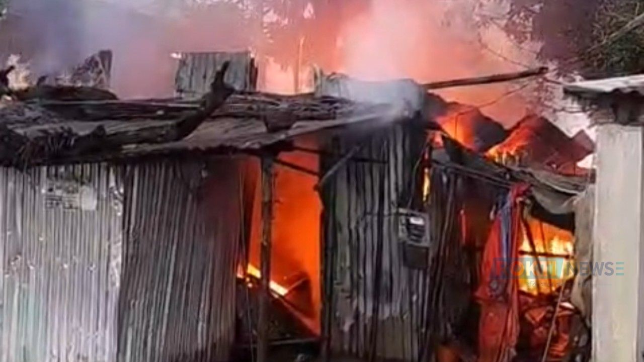 জামালগঞ্জে অগ্নিকান্ডে বসতঘর পুড়ে ছাই