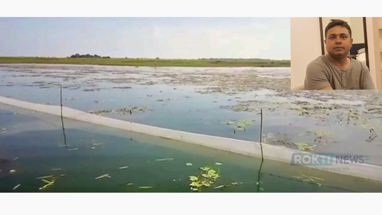 মধ্যনগরে বিএনপি নেতার বিরুদ্ধে ইজারাকৃত নদী জোরপূর্বক  দখলের অভিযোগ