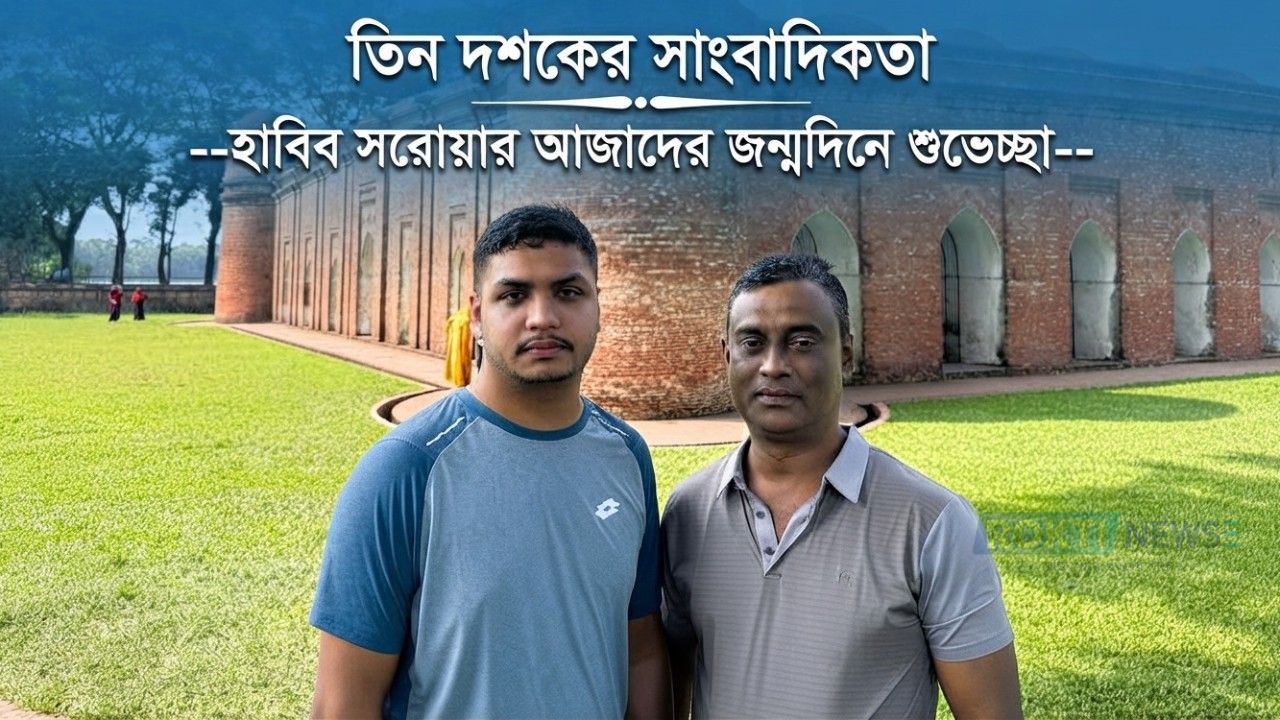 হাবিব সরোয়ার আজাদের জন্মদিনে শুভেচ্ছা